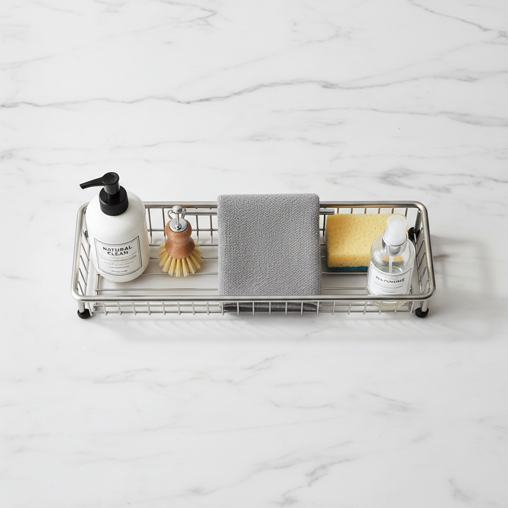 Sink Organizer Flat Lay
