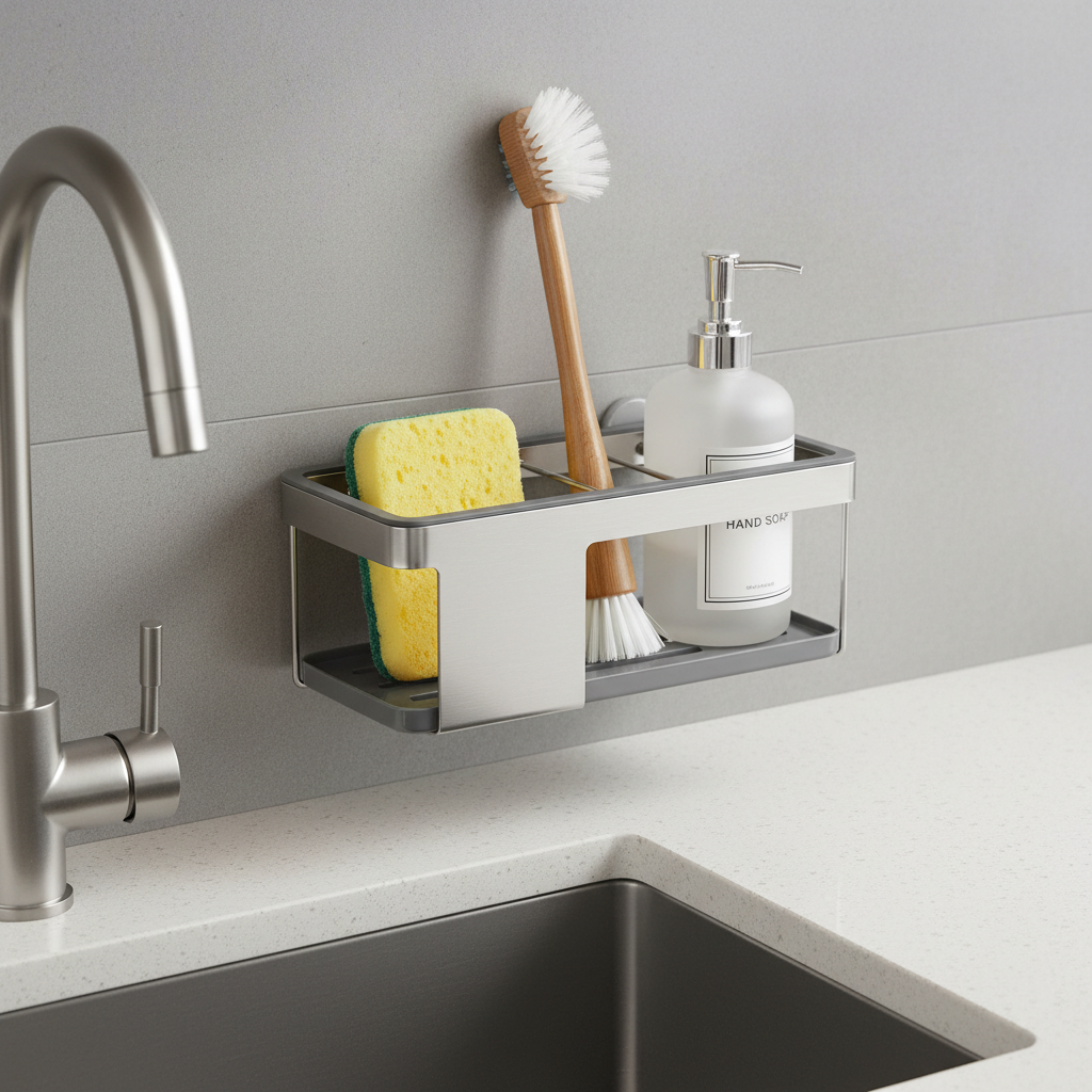 Sink Organizer In Use